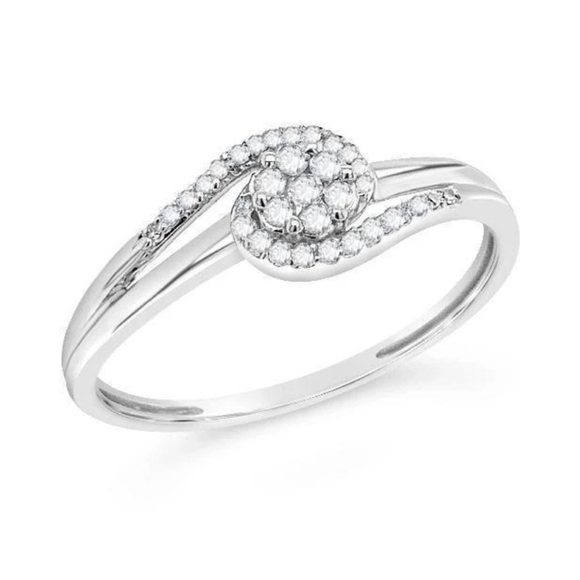 ❌SOLD❌ 1/10CT DIAMOND RING - Picture 2 of 4